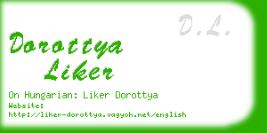 dorottya liker business card